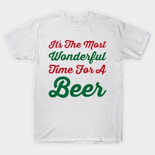 Most Wonderful Time for a Beer T-Shirt